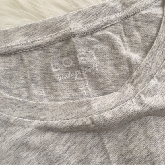 LOFT embroidered pretzel tee - Picture 6 of 8